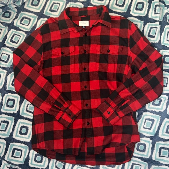American Eagle Super Soft Flannel Shirt - Picture 1 of 5